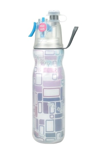 Rogfer 590ml Yaz Açık Hava Sporları Eğitimi Sprey Soğutma Su Bardağı, Renk: Dream Purple 3 Katmanlı Diğer Diğer