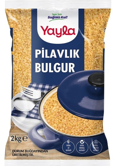 Yayla Pilavlık Bulgur 2 Kg X 3 Adet