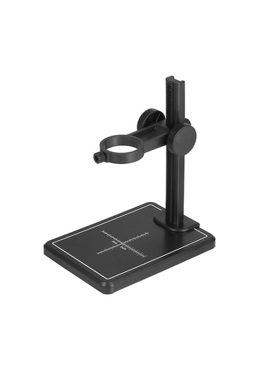 Usb Mikroskop İçin Ayarlanabilir Yükseltme Tutucu - Taşınabilir Abs Masaüstü Tutucu Siyah Siyah