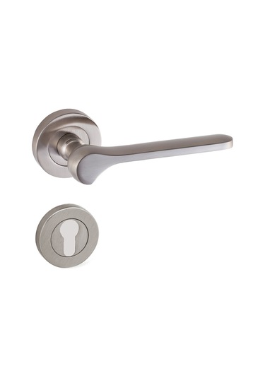 Doğanlar Anka Saten Rozetli Kapı Kolu Takım-yale Kol Pk001dgn0173 Renkli