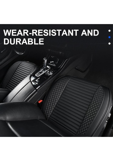 Gri Seametal Tam Sarılmış Araba Ön Koltuk Kılıfı Premium Pu Deri Araç Koltuk Minderi Nefes Alabilir Anti Scratch Sandalye Koruyucu Mat Type B