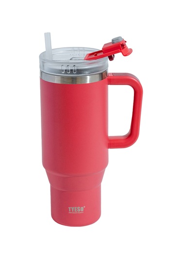 Tyeso Qq Termos Sızdırmaz Pipetli Çift Duvarlı Vakumlu 900ml TS-8866K