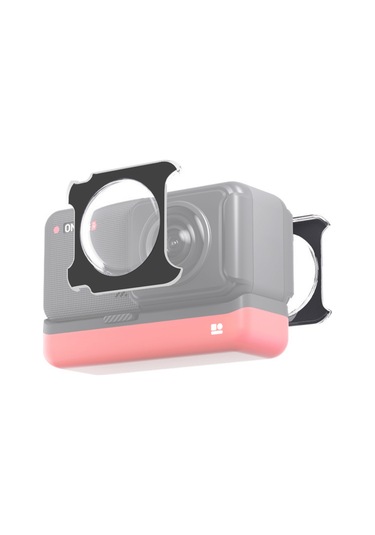 Puluz Lens Korumaları Insta360 One R / Rs / Sphere Siyah İçin Pc Koruyucu Kapak