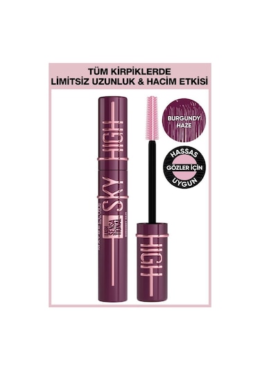 Maybelline New York Lash Sensational Sky High Burgundy Haze Maskara