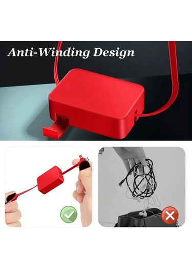 Userfriendly11 Yeşil 4 Adet 3ü 1 Arada Şarj Kablosu Veri Aktarım Katlanabilir Telefon Standı Usb C Micro Usb