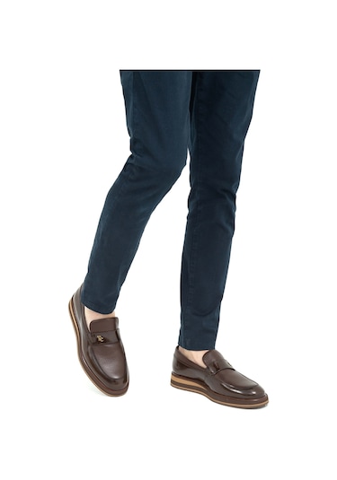 Tamer Tanca Erkek Hakiki Deri Kahverengi Açma Casual Ayakkabı 183 20067 Erk Ayk Sk22/23 Khv Acma/khv Gyk Kahverengi