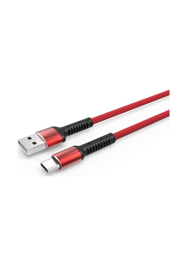 Effox Kırmızı Ls63 Type-c Usb Kablo