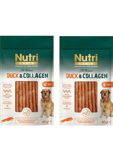 Nutri Canin Ördek Etli Ve Kolajenli Tahılsız Köpek Et Ödülü 80 G X 2 Adet