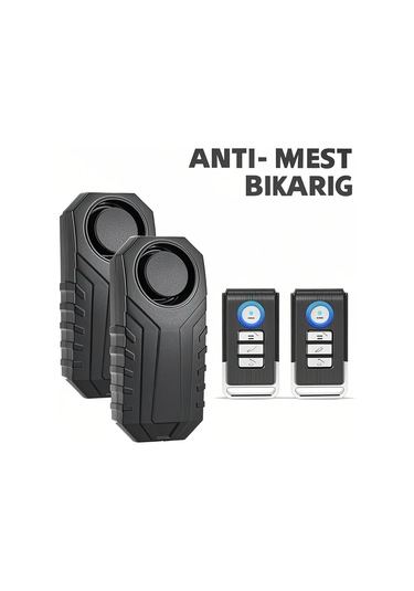 Yaozixa Bisiklet Ve Elektrikli Bisiklet İçin Kablosuz Hareket Algılama Alarmı - Uzak Kumandalı Titreşimli Antivantral Sistem, Ip55 Su Geçirmezli