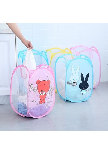 Oyuncak Ve Çamaşır Sepeti - Hayvan Figürlü - Yeni Dev Boy Çok Renkli