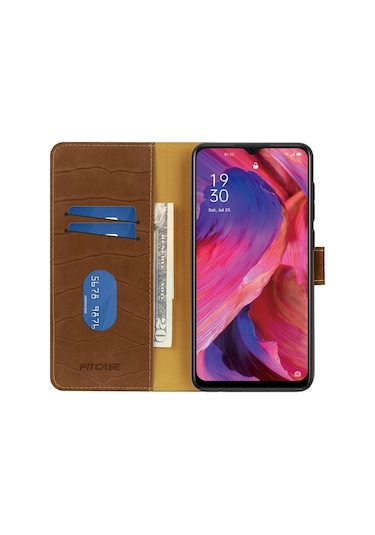 Oppo A73 Kilif Kroko Desen Kapakli Cüzdanli 489388190
