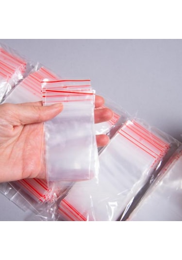 Kilitli Torba Kilitli Poşet 6X7 Cm 100 Adet