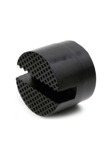 Sones Zemin Oluklu Araba Lastik Kaldırma Yastığı Çerçeve Koruyucu Adaptör Kriko Disk Pedi Aracı Siyah