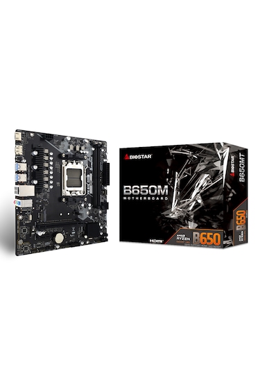 Biostar B650 MT 6000 MHz DDR5 Soket AM5 Micro Atx Anakart