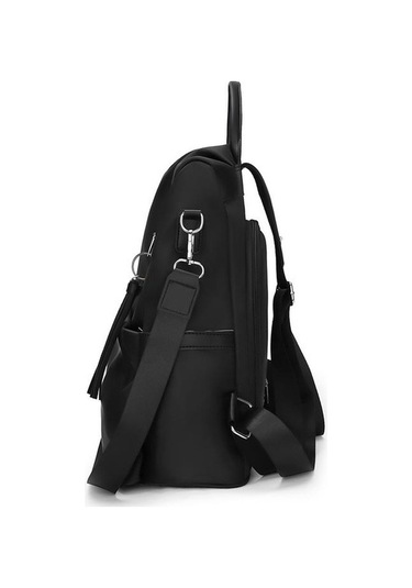 Novahub Kadınsı Oxford Sırt Çantası, Su Geçirmez, Büyük Kapasiteli, Püskül Desenli, Mavi, Öğrenci Okul Çantası Mavi