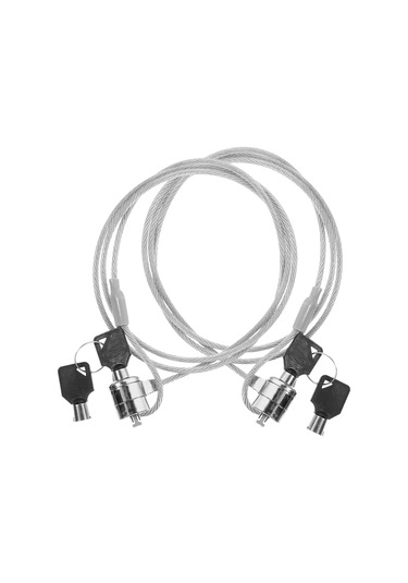 2 Takım Dizüstü Bilgisayar Kilidi Güvenlik Kablosu 1.2 M Dizüstü Bilgisayar