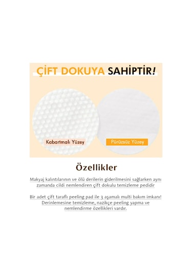 Mjcare Face Peeling Pad - Yüz Peeling Pad