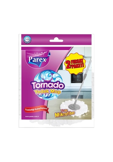Parex Tornado Mop Yedek 2'li