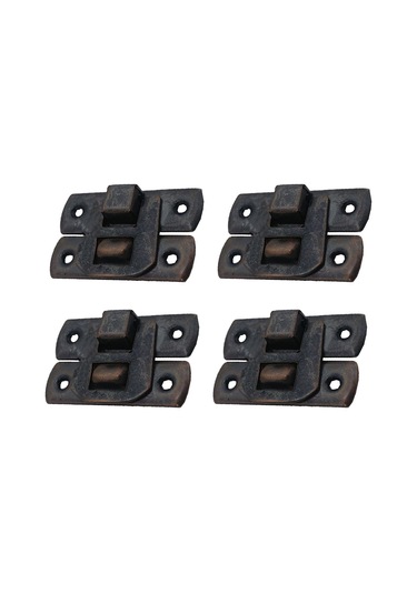 Yaylı Klips Oksit 4 Adet 20x30 mm Kutu Kapak ve Sandık Kilit