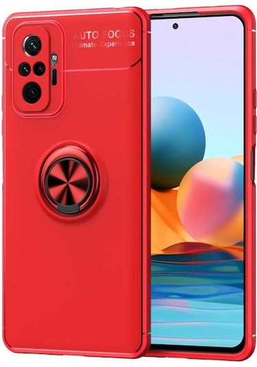 Xiaomi Redmi Note 10 Pro Kılıf Zore Ravel Yüzüklü Silikon Kılıf