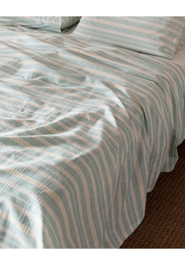 Darvell Tek Kişilik Ecocell Baskılı Pike Takımı 8684427021286 Yeşil