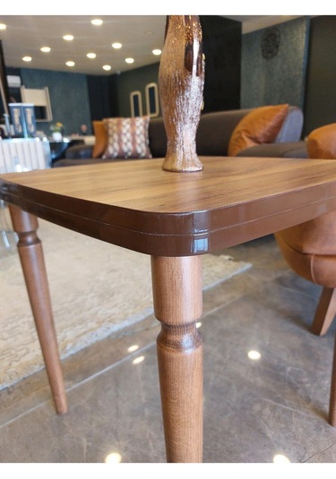 Akset Lüx Yan Sehpa Full Ceviz