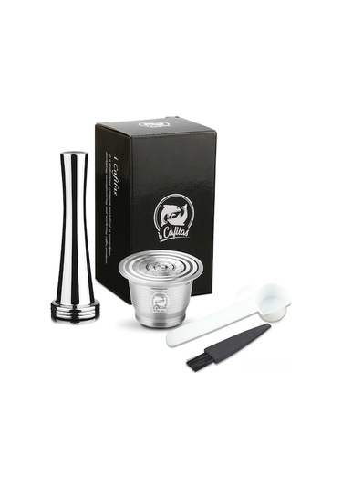 Nespresso Filtre Kapsül Seti: Dolum Ve Press Aleti, Filitre, Fırça Ve Kaşık İle Evde Kolay Kahve Hazırlama Aracı Diğer Diğer