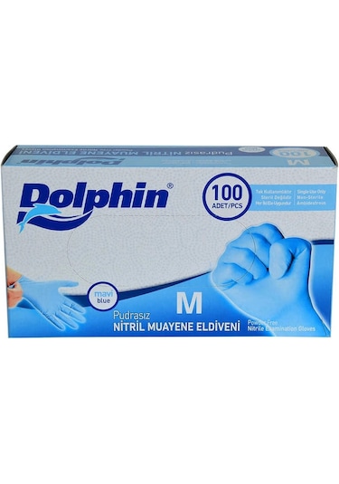 Pudrasız Mi Nitril Eldiven Orta Boy M 100 Lü Paket