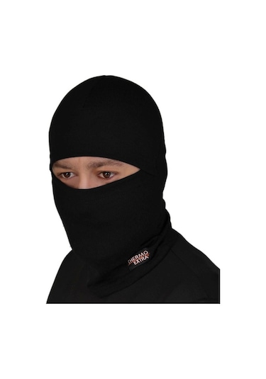 Mnk.001 Thermo Extra Kar Maskesi Siyah