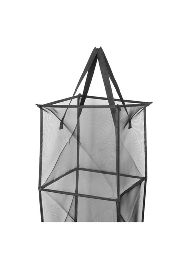 Suntek Magideal Çamaşır Sepeti Taşınabilir Siyah-33cmx33cmx66cm