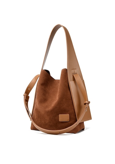 Yeni Stil Kova Çanta Kadın Yeni Stil Üst Düzey İşe Gidip Gelme Omuz Koltuk Altı Çantası Büyük Kapasiteli Postacı Çantası Kahve Rengi Ana Resim Rengi Diğer