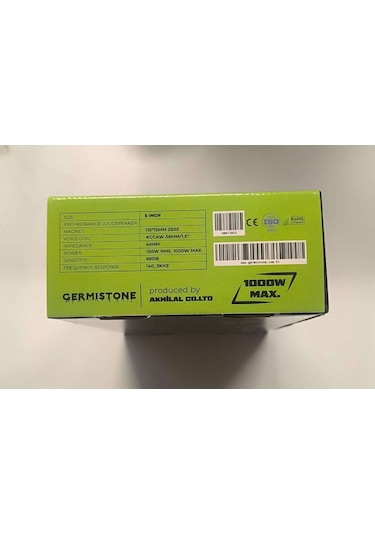 Germistone Lary 5 1000w 100rms 13 Cm 5' Profesyonel Midrange Hoparlör 2adet