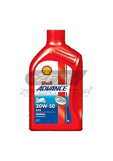 Shell Advance Ax3 20W-50 Mineral Motor Yağı 1 L