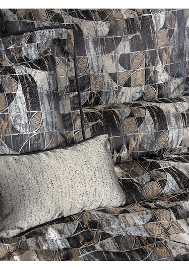 Cotton Box Smart Çift Kişilik Yatak Örtüsü Milan Kahve Kahverengi