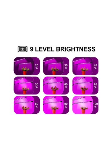 L6578-3 Klipsli Bitki Çiçek Etli Büyümek Işık Usb Tam Spektrum Çok Renkli Diğer