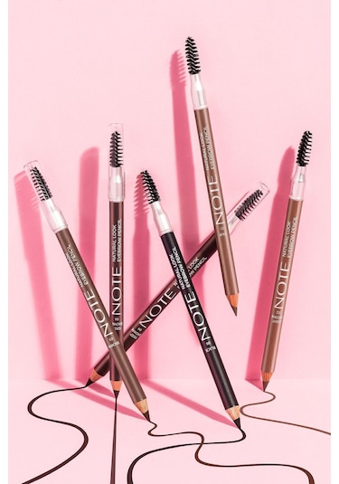 Note Cosmetique Natural Eyebrow Pencil Waterproof Çift Taraflı Suya Dayanıklı Kaş Kalemi 02 Light Brown - Açık Kahve Note Cosmetique Natural Eyebrow Pencil Waterproof Çift Taraflı Suya Dayanıklı Kaş Kalemi 02 Light Brown - Açık Kahve