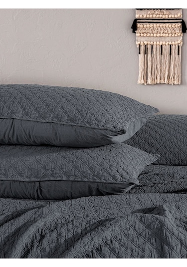 Cmbridge Yatak Örtüsü Gri