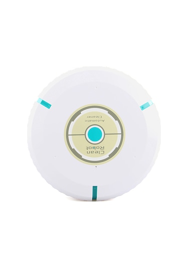 Youtek Ev İçi Akıllı Zemin Temizleyici Robotu - Otomatik Yön Değiştirme, Pet Tüyü Ve Toz Toplama, Mikrofiber Bezi İle Süper Temizlik Beyaz Beyaz