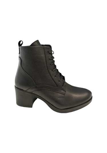 Castle Black Yldz-92159-1 Kadın Hakiki Deri Klasik Bot Siyah Siyah