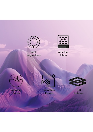 MP03 - Memory Klavye Bilek Destek Pedi Yumuşak, Ergonomik