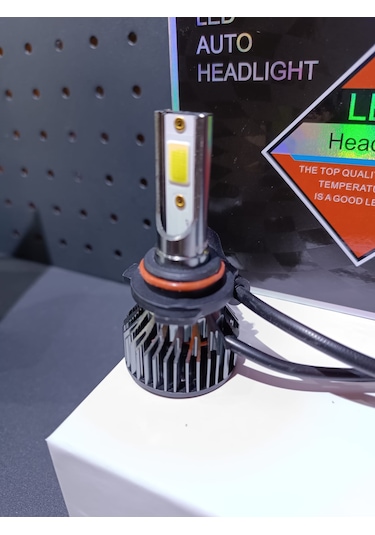 V6 Hb4 9006 Led Xenon Şimşek Etkili Beyaz Renk Soğutma Fanlı- Gar