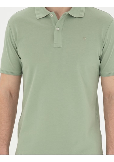 Pierre Cardin Erkek Çağla Tişört Basic 50280754-vr016 Çağla
