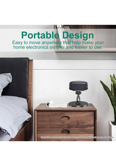 Maiyame 360 Derece Ayarlanabilir Echo Dot 3. Nesil Mini Hoparlör Standı - Kaydırmaz Tabanlı Akıllı Ev Aksesuarı