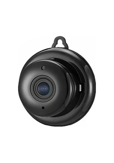 Vkemall Webcam Wifi 1080p Cctv Kamera Kablosuz Ir İç Mekan Dış Mekan Güvenlik Gece Görüş Ev Kam Siyah