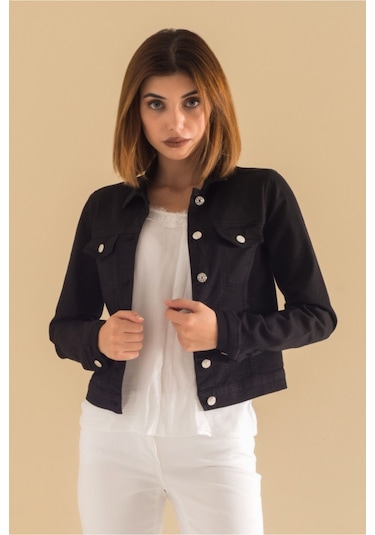 Bold & Young Gül Kurusu Power Strech Kot Mont Siyah