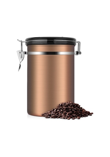 Sones Kahve Kabı Paslanmaz Çelik Çay Saklama Sandıkları Siyah Mutfak Saklama Kutusu Kahve Çay Kutuları Çay Takımı Altın