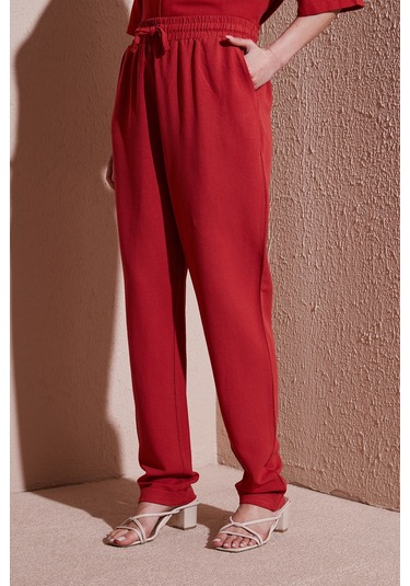 Fashion Friends Bayan Pantolon 25y0550k1 Kiremit Kiremit