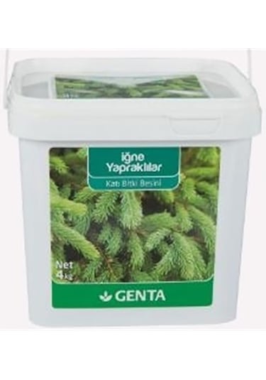 Genta Iğne Yapraklı Katı Bitki Besini 4 KG.