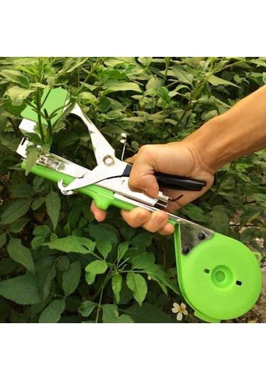 Tarım Bant Aracı El Bağlama Makinesi Bahçe Tesisi Bant Aracı Tapener Makinesi Yapışkan Bant Makinesi Green