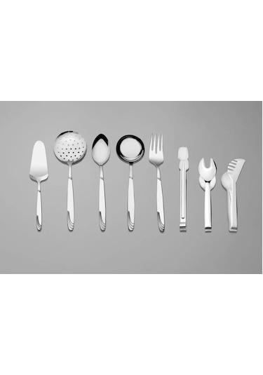 Nehir Lizbon 8 Parça Servis Takımı - Maşa - Servis Seti Takımı